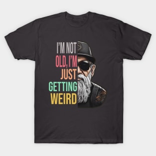 Old Man with Beard and Sunglasses T-Shirt